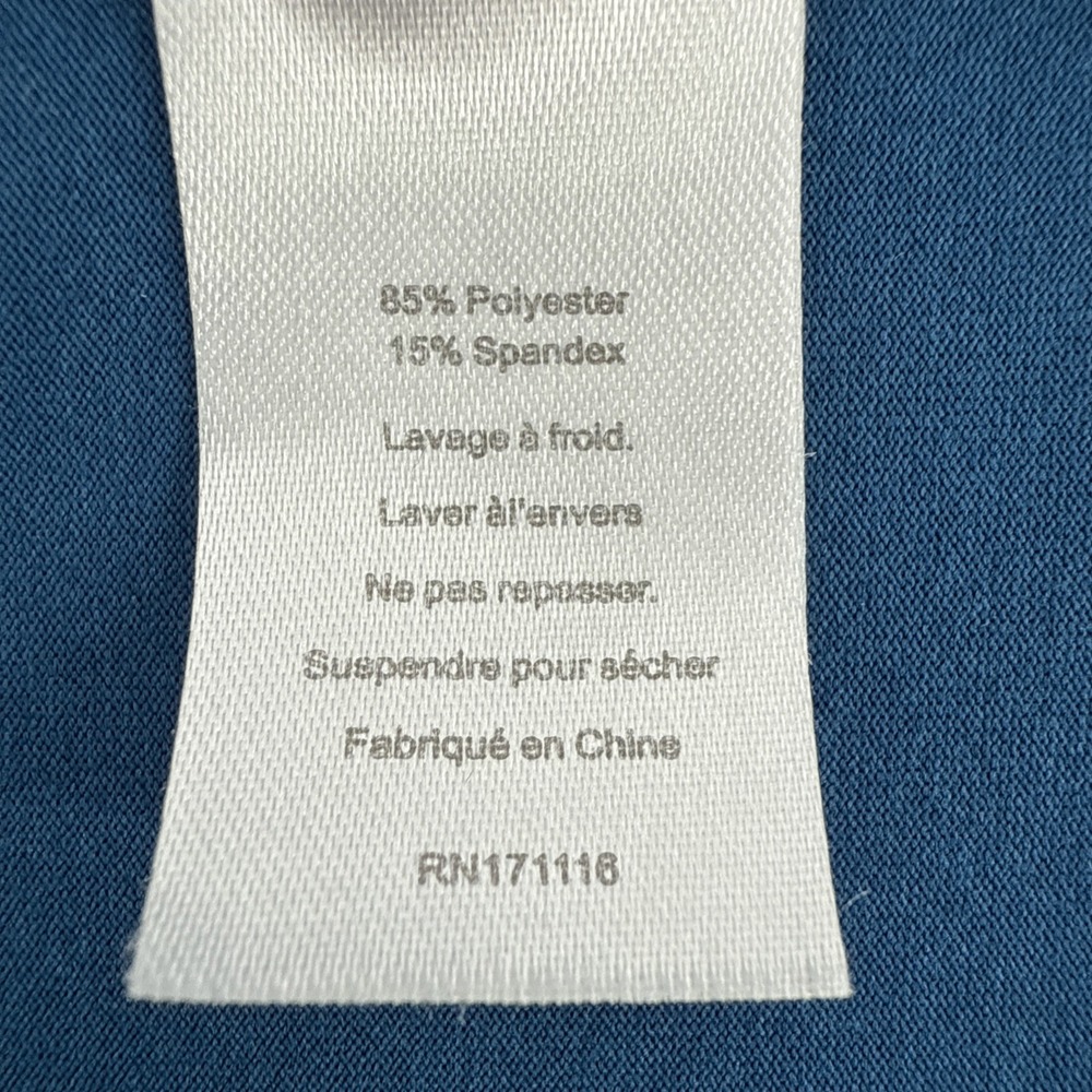 Yatta Golf Men's L Blue Stretch Golf Quarter Zip Pullover Performance - Picture 7 of 10